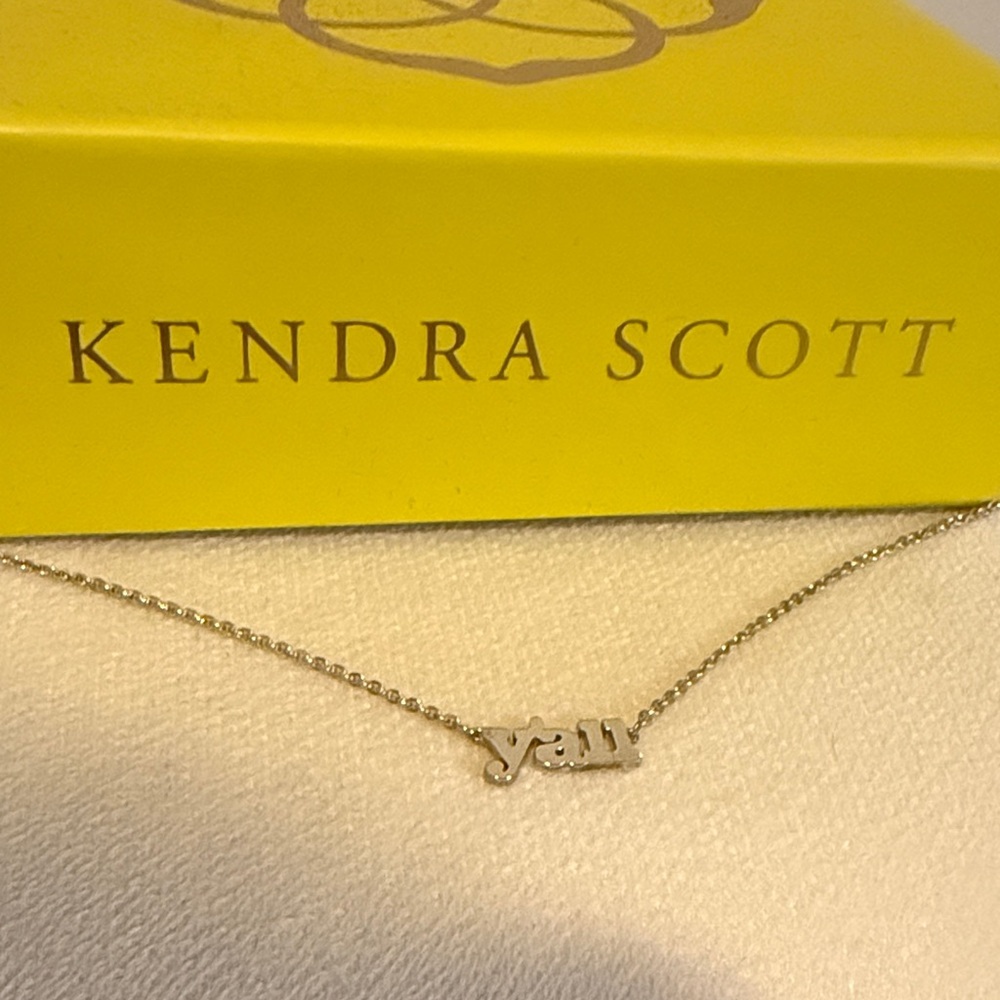 Kendra Scott Y’all Script Necklace